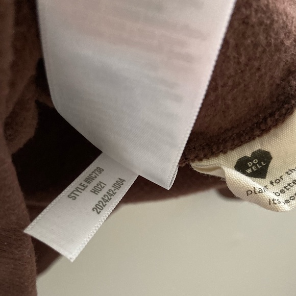 [Madewell] MWL Ribbed Half-Zip Raglan Sweatshirt Small - Picture 8 of 10